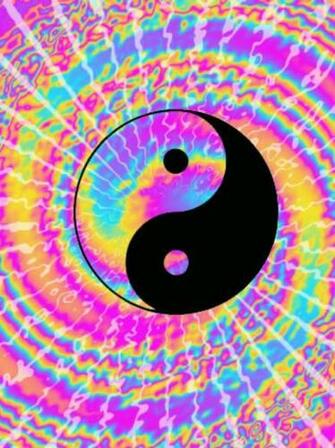 Tie Dye Ying Yang