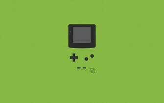 Green Minimalistic Gameboy HD Wallpaper