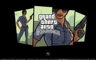 Gta Sa Copwoman Wallpaper Wide By Redfill