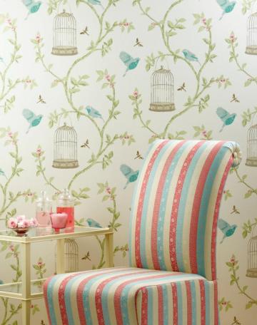 Nina Campbell Bird Cage Walk Wallpaper