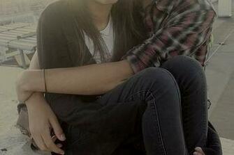 Couple Love Wallpaper Kissing