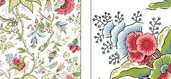 Thibaut Chinoiserie Floral Wallpaper White