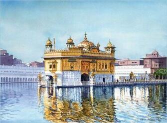 Old Golden Temple Wallpaper