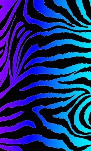 Blue And Purple Zebra Background Car Tuning