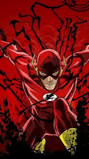 The Flash iPhone Wallpaper Top