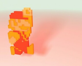 Bit Mario Wallpaper By Fruitpastel