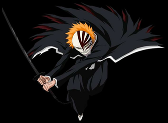 Ichigo Kurasaki 1st Hollow Mask Bankai By Theoneaboveall77 On