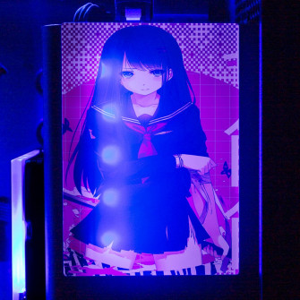 Anime Slice Rgb Ssd Cover Vertical Tankuss V1tech V1 Tech