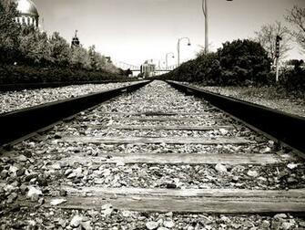 Railroad Tracks HD Wallpaper Trains Buses