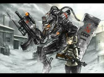 Russia Russian Mecha Headset Weapo Military Wallpaper Desktop