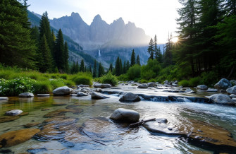 Mountain Spring Wallpaper