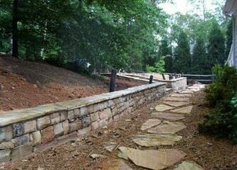 Fieldstone Retaining Wall