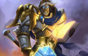 Wallpaper Hammer Art Hero Book Wow World Of Warcraft Paladin