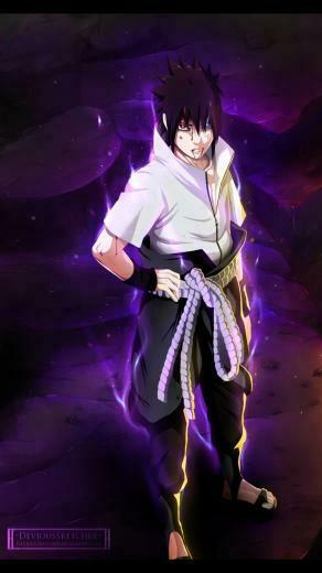 Sasuke iPhone Wallpaper Top Background