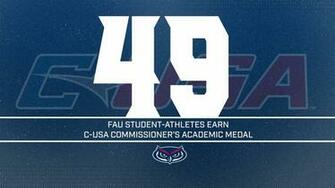 Fau Student Athletes Earn C Usa Commissioner S Academic Medal