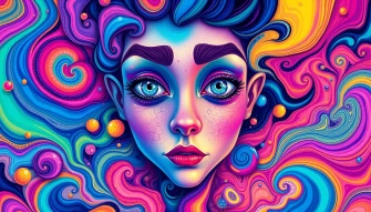 Trippy Face Wallpaper