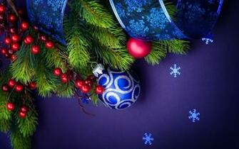 Merry Christmas Holiday Blue Background X
