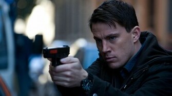 Channing Tatum With Gun Desktop Wallpaper Background