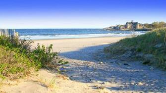 Playa De Naraggansett En Rhode Island Wallpaper