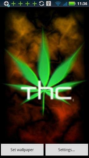 Bigger Smoke Weed Pot Live Wallpaper For Android Screenshot