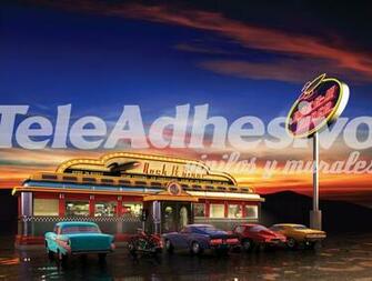 50s Diner Wallpaper And Murals