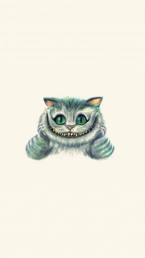 Alice In Wonderland Cat 3wallpaper iPhone Parallax Les Wallpaper