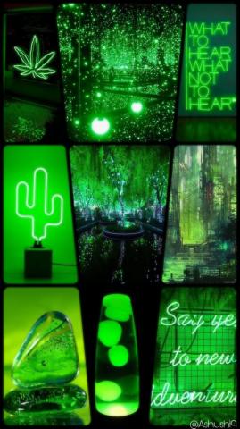 Green Neon Wallpaper iPhone