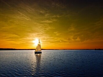 Ocean Sunset Wallpaper HD In Nature