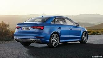 Audi S3 Sedan Color Sepang Blue Rear Three Quarter HD