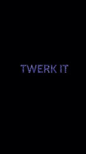 Twerk It Purple Glitter iPhone Wallpaper Background With