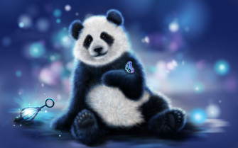 Cute Panda Desktop Wallpaper