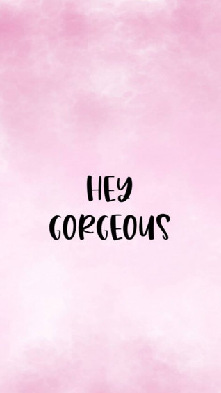 Black And Pink Aesthetic Hey Gorgeous Wallpaper