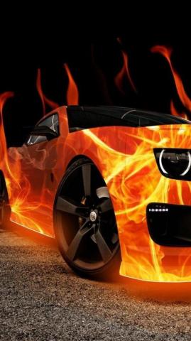 Sport Car iPhone Wallpaper 3d
