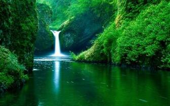 Punch Bowl Falls HD Wallpaper Background