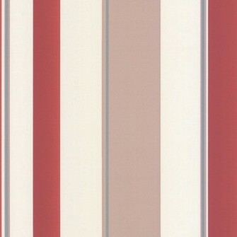 Striped Wallpaper Red Taupe Cream Erismann From I Love
