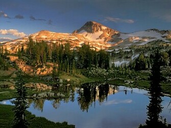 Sun Rising Mountain Scenery Wallpaper