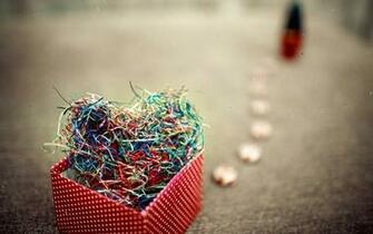 Heart In A Gift Box Widescreen Wallpaper Wide Net