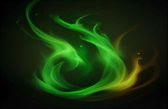 Green Flame Wallpaper