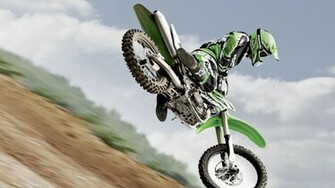 Motocross Green Kawasaki HD Wallpaper FullHDwpp Full