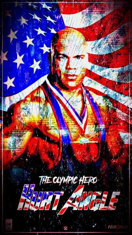 Kurt Angle Custom Mobile Wallpaper By Ambriegnsasylum16
