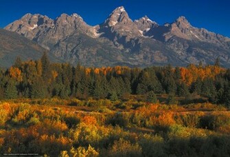 Wallpaper Grand Teton Wyoming Usa Desktop In