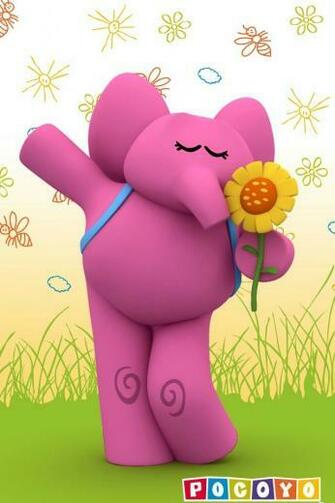 Pocoyo Elephant iPhone Wallpaper