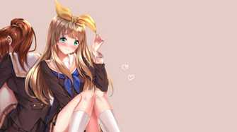Wallpaper Nakagawa Natsuki Hibike Euphonium Shy Expression