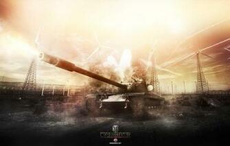 Wallpaper Game World Of Tanks T110e5 Furiousgfx Image For