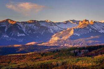 Wallpaper Colorado Mountains Forests From The Top