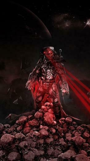 Movie Skull Heap The Predator Wallpaper