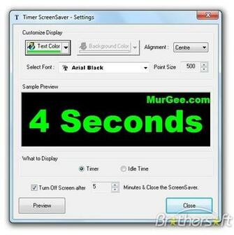 Timer Screensaver