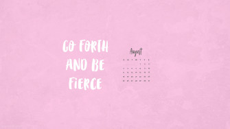 Aesthetic Pink Desktop Wallpaper On