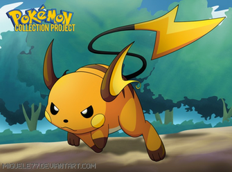 Raichu Pokemon Promotional Artwork