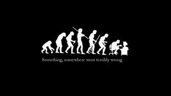 Funny Human Evolution Wallpaper Hq